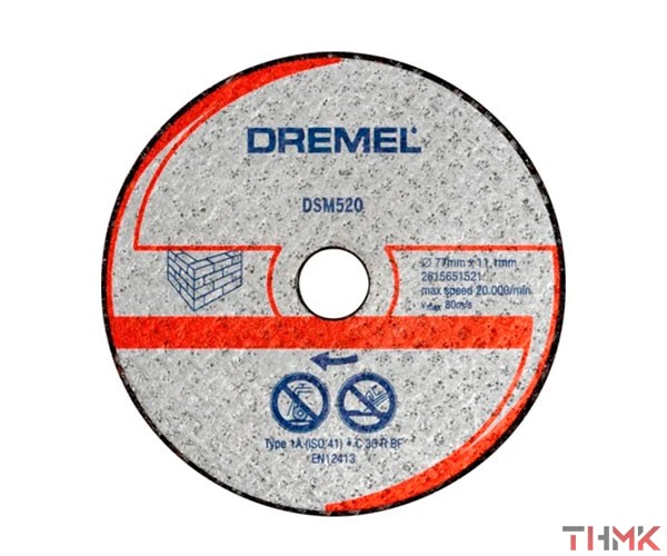 Круг отрезной по камню Dremel DSM520 для пилы Dremel DSM20, 2615S520JA